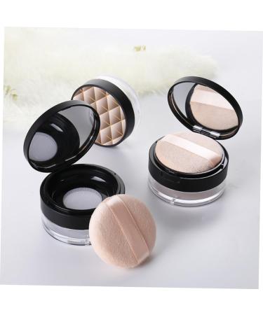 Beavorty 3 Pcs Travel Cosmetic Containers Cosmetic Travel Containers Cosmetic Case Loose Powder Makeup Box 7*3.8cmx3pcs Blackx3pcs - Buy Online on GoSupps.com