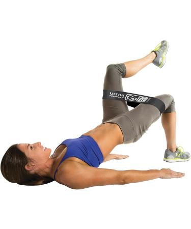 Buy GoFit GF-SUPL-SX Single Ultra Power Loop - Black Super X 25 lbs | Best Power Resistance Bands for Home Workouts - International Shipping Available - Buy Online on GoSupps.com