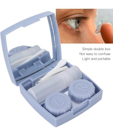 Travel Contact Lens Storage Box with Tweezers & Care Bottle | Durable ETUI Case for Easy Lens Management - Buy Online on GoSupps.com
