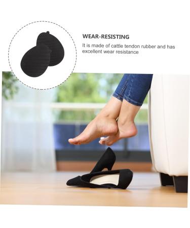 40 Pcs Cowhells Anti-Slip Shoe Insoles | Cushion Forefoot Pads - Half Insoles Black (9x6.5cm - Buy Online on GoSupps.com