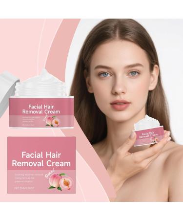  WJnflQN Facial Hair Removal Cream - 50G Painless Moisturizing | Painless Hair Removal Cream For Girls Ladies Mothers Brides Brides Travellers Athletes Upper Lip Chin Eyebrow Favorites - Buy Online on GoSupps.com