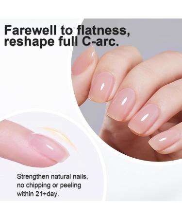 Beautilux Rubber Base Gel 100ml - Clear UV Gel for Manicure & Nail Art | Soak Off Long-Lasting Rubber Base Coat - Buy Online on GoSupps.com