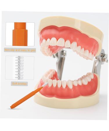 Minkissy 100 Pack Travel Toothbrush Set | Interdental Picks & Eyebrow Brushes for Braces | Portable Hygiene Essentials - Buy Online on GoSupps.com