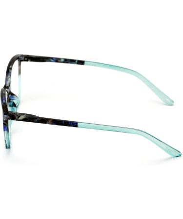 Buy V.W.E. 2 Pairs Half Transparent Marble Reading Glasses - Lightweight Spring Hinge Blue 1.75 - International Shipping Available - Buy Online on GoSupps.com