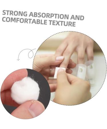 BESTYASH 4paquets Boules De Coton Pour Dissolvant Nettoyer Vernis Ongles Boules De Coton Absorbantes Pour Soin Des Ongles - Buy Online on GoSupps.com