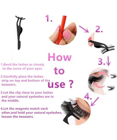 Magnetic Eyeliner and Lashes Kit 2019 New Invention (1 Pair) - Buy Online on GoSupps.com