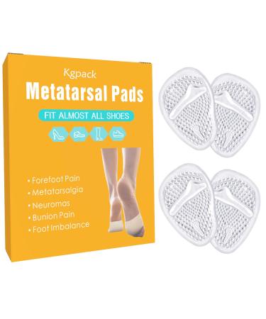 Metatarsal Pads for Women and Men Ball of Foot Cushion Foot Pads Heel Cushions for Shoes Gel Sleeves Cushions Pad - Fabric Soft Pads for Supports Feet Pain Relief
