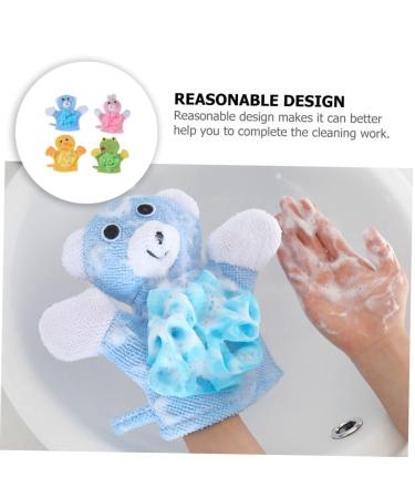 12 Pcs Cartoon Shower Gloves for Kids - Fun Bath Toys & Massage Mitts | Ipetboom Soft Bath Sponge Set - Buy Online on GoSupps.com