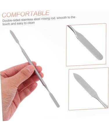 4 pi ces B tonnets M lange Maquillage Acier Inoxydable Outils Cosm tiques Doubles Embouts pour Manucure M lange Fond de Teint Blush Ombre Paupi res Couleur L vres Accessoires - Buy Online on GoSupps.com