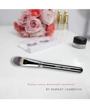 ENERGY F60 Flat Foundation Brush - Vegan Premium Brush for Liquid Makeup - Buffing & Blending for a Flawless Finish - Buy Online on GoSupps.com