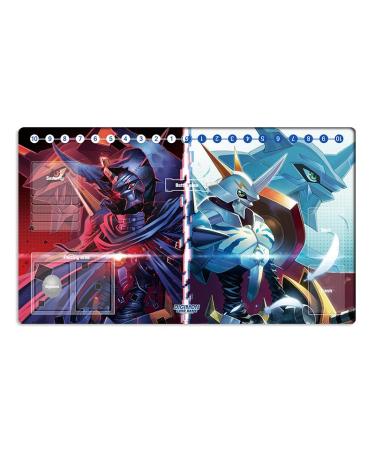 New Mlikemat DTCG Duel Playmat Digimon Omnimon Trading Card Game TCG CCG Mat Pad + Free Bag (ZD002-582-SM)