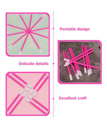 FRCOLOR 100pcs Disposable Flat Head Tongue Lip Brush - Skin-Friendly Fine Makeup Tool for Women - Gloss Bulk Supply - Buy Online on GoSupps.com