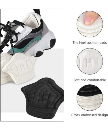 PRETYZOOM Heel Slip Pads for Men - 2 Pairs Protective Insoles for Loose Shoes - Comfort & Support for Boys - Rear Heel Thicken Protection Stickers - Buy Online on GoSupps.com