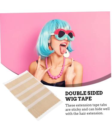 Angoily 35 Sheets Double-sided Tape Lace Front Wigs Tape for Wig Invisible Lace Wig Double Stick Tape Double Back Tape Invisible Tape Hair Extension Wig Tape Adhesive Hair Piece Front Lace - Buy Online on GoSupps.com