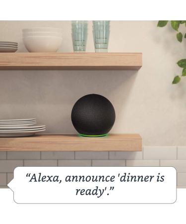 Echo 4th Gen International Version | Premium Sound, Smart Home Hub & Alexa | Charcoal - Buy Online on GoSupps.com