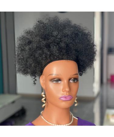 Big Afro Puff Drawstring Ponytail for Black Women - 4b/4c Kinky Curly Hair Bun 1B - Buy Online on GoSupps.com