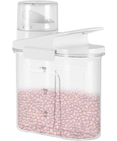 Laundry Detergent Dispenser | Scent Booster Beads Organizers Laundry Room Organization Multifunctional Storage Box with Lid for Organizing Beads & More White M - Buy Online on GoSupps.com