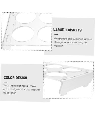 GLEAVI 1 Set Food Tray Eggs Refrigerator Fridge Egg Carrier Egg Container Egg Rack Flat Shoes Household - Buy Online on GoSupps.com