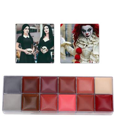 12 Colors Waterproof Body Paint - Sweatproof Makeup for Halloween & Birthday Parties - DIY Face Graffiti Color - Buy Online on GoSupps.com