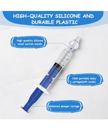 Vicloon Baby Nasal Aspirator - Safe Nose Cleaner for Newborns & Toddlers - Reusable Silicone Suction - 4pc-4colors - Buy Online on GoSupps.com