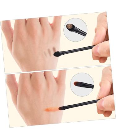 Baluue 80 Pcs Double Eye Shadow Makeup Womens Makeup Eye Shadow Brush Applicator Face Sponge Black Nylon - Buy Online on GoSupps.com