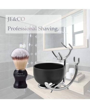 Men's Deluxe 3-in-1 Shaving Kit with Brush, Bowl, Razor & Holder - Buy Online on GoSupps.com