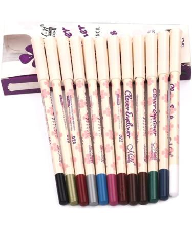 HAPINARY 24 Pcs Eyeshadow Pencil Lip Liner Pencil Eyeliner Pencil for Women Eyeliner Pencil Colours - Buy Online on GoSupps.com