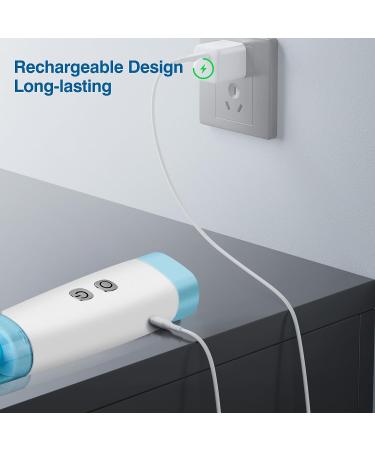 Eustachian Tube Unclogger 6-Speed Electric Device for Ear Pain Relief | Treat Ear Infections & Swimmer's Ear | Ear Care Product for Adults & Children - Buy Online on GoSupps.com