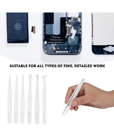 Fuckette Carbon Fiber Antistatic Tweezers Set - 6 Precision Tools for Electronics & Jewelry Repair - Buy Online on GoSupps.com