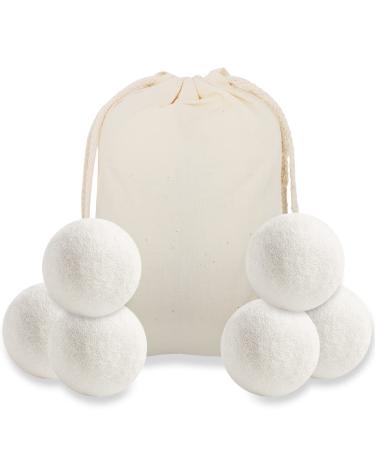 Dryer balls made of natural wool fainfun 6 pieces 6 * 6cm wool dryer balls wool dryer balls for saving dry season dryer balls for down for down dryer - Buy Online on GoSupps.com