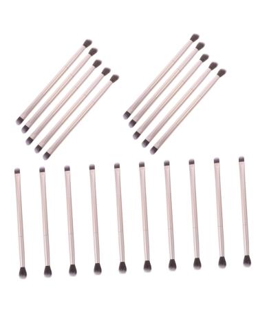 SOESFOUFU 20pcs Eye Brush for Makeup Double-ended Makeup Brush Eyeshadow Brush Eye Shadow Brush