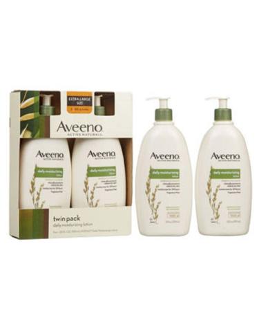Aveeno Active Naturals Daily Moisturizing Lotion Twin Pack 20 OZ