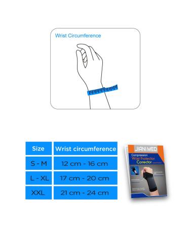 Wrist Protector for Carpal Tunnel & Strains - Compression Support | Taiwan Excellence L/XL Black - Buy Online on GoSupps.com