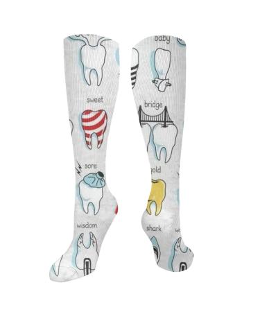 Tooth compression socks for women and men with a blood circulation of 15-20 mmHg are the best support for sporty running and cycling