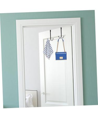 RORPOIR 2pcs Hangers Hook Wreath Hanger Black Coat Rack Over The Door Coat Hat Hanger Nail Hanger Rack 17.00X9.00X8.00CM Black - Buy Online on GoSupps.com