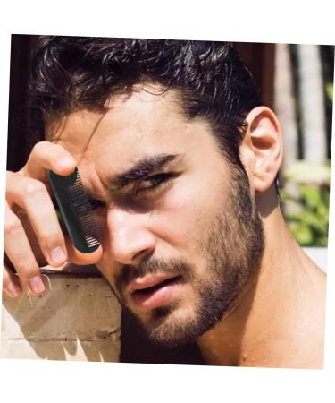 Doitool Black Pocket Comb for Men - Robust Hair Styling & Mustache Grooming | Mini Travel Comb for Hair & Beard - Buy Online on GoSupps.com