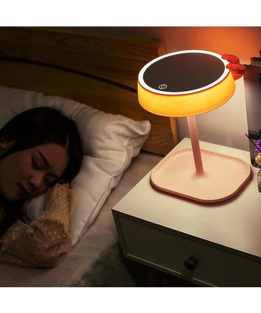 Makeup Mirror with Light Vanity Mirror Rechargeable Touch Sensor LED Cosmetic Mirror for Travel Bedroom - Buy Online on GoSupps.com