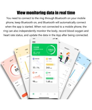 Thyxgs Smart Wearable Ring - Fitness Tracker Heart Rate & Sleep Monitor Real-Time Data App Waterproof Design - Perfect Birthday Gift - Buy Online on GoSupps.com
