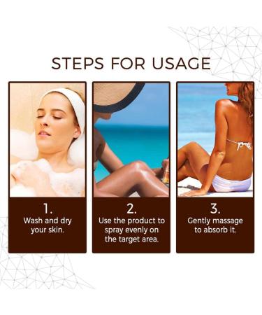 VYOFLA Tanning Oil Spray - 2022 New Natural Sunless Tan, Moisturizing & Rapid Tanning Intensifier - Body & Face - 2*PCS - Buy Online on GoSupps.com
