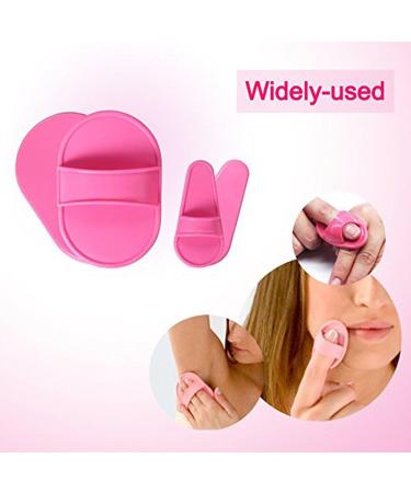 TEEROVA Portable Exfoliating Hair Removal Pads Set for Smooth Skin on Legs Arm Face Top Lip Pink - Buy Online on GoSupps.com