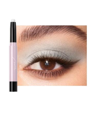Eyeshadow Stick Metallic Shimmer Cream Eyeshadow Pencil Eye Brightener Stick Smoky Eye Shadow Pen Waterproof Highlighter MakeUp for Girls Women Sparkling Eye Makeup (#3 (mat)))