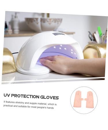 minkissy 3 Pairs Sun Protection Half Finger Gloves Skin Protective Gloves Uv Hand Protector Nail Art Gloves Uv Gloves Shield Gloves Salon Manicure Gloves Hand Guard Riding Miss Nylon - Buy Online on GoSupps.com