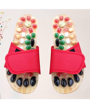 Healeved Acupuncture Jade Relief - Foot Massage Device for Men & Women | Acupressure Sandals for Fasciitis Relief | Size 39-40 - Buy Online on GoSupps.com