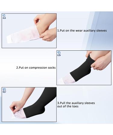 Buy Bella Medical Compression Stockings for Women - 23-32 mmHg Support Socks for Varicose Veins & Edema - XXL Black - International Shipping Available - Buy Online on GoSupps.com
