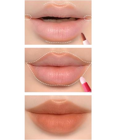 Byuexhp Lip contour stick 14 g double pen lip contour stick for women and girls for weddings holidays festivals parties social events and evening events 2 - Buy Online on GoSupps.com