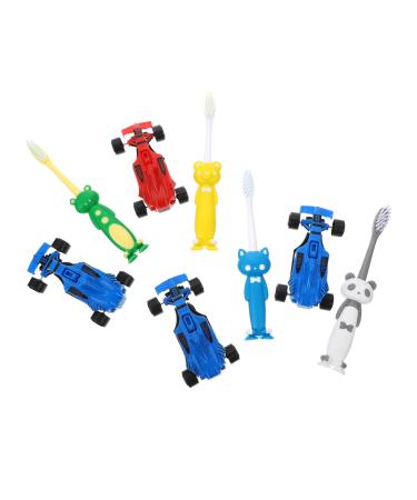 Beaupretty 4 Sets Children's Toothbrush Toy Teeth Cleaning Supplies Suction Cup Toothbrush Teeth Cleaning Brush Toothbrush for Kids Children Toothbrush Manual Toothbrush Teeth Cleaning Tool