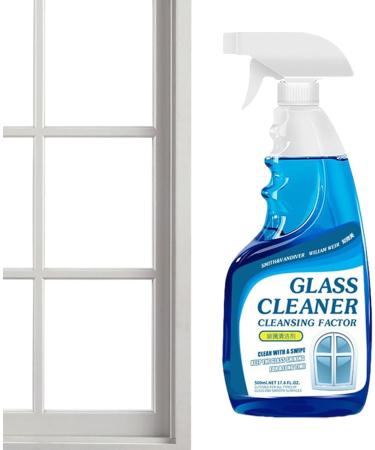 Glass Descaling Cleaner - Powerful Bathroom Glass Descaling Solution for Window | Household Glass Stain Remover for Shower Room Bathroom Living Room Cabinet Thaely - Buy Online on GoSupps.com