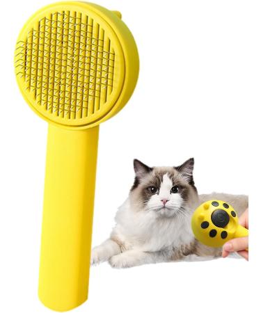 Buy Eactel Pet Care Tools - Ladybug Drafting Ridge for Cats & Dogs | Hand-held Undercoat Tool for All Fur Types - Yellow - Buy Online on GoSupps.com