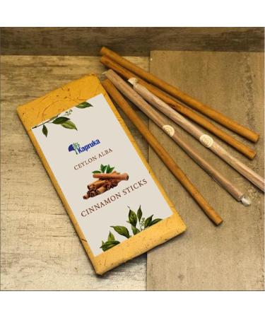 Kapruka Alba Cinnamon Sticks 40g | 9 alba grade Ceylon Cinnamon Sticks 7inch length 6mm Sticks. 100% pure alba cinnamon from Sri Lanka
