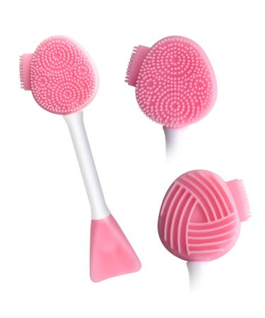 Silicone Face Scrubber Face Mask Brush Exfoliating Lip Brush Cleansing Brush Facial Cleansing/Wash Brush Exfoliator Blackhead Skin Care Tool Makeup Removes Dead & Dry Skin for Women Grils